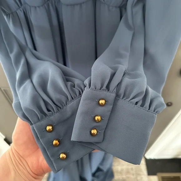 Baltic Born Lydia Maxi Dress Slate Blue - Picture 5 of 13